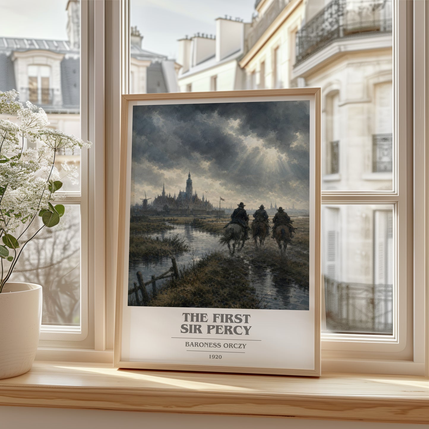 The First Sir Percy book cover poster colour and style options – Baroness Orczy book art