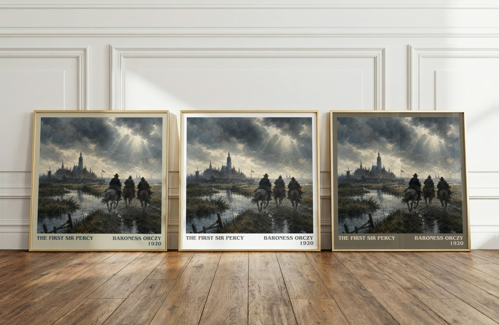 The First Sir Percy literary art print colour and style options – Baroness Orczy book art
