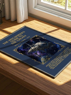 Hitchhiker's Guide to the Galaxy Minimalist Book Poster by D. Adams – image 4
