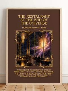 Restaurant at the End of the Universe Minimalist Book Poster – D. – image 2