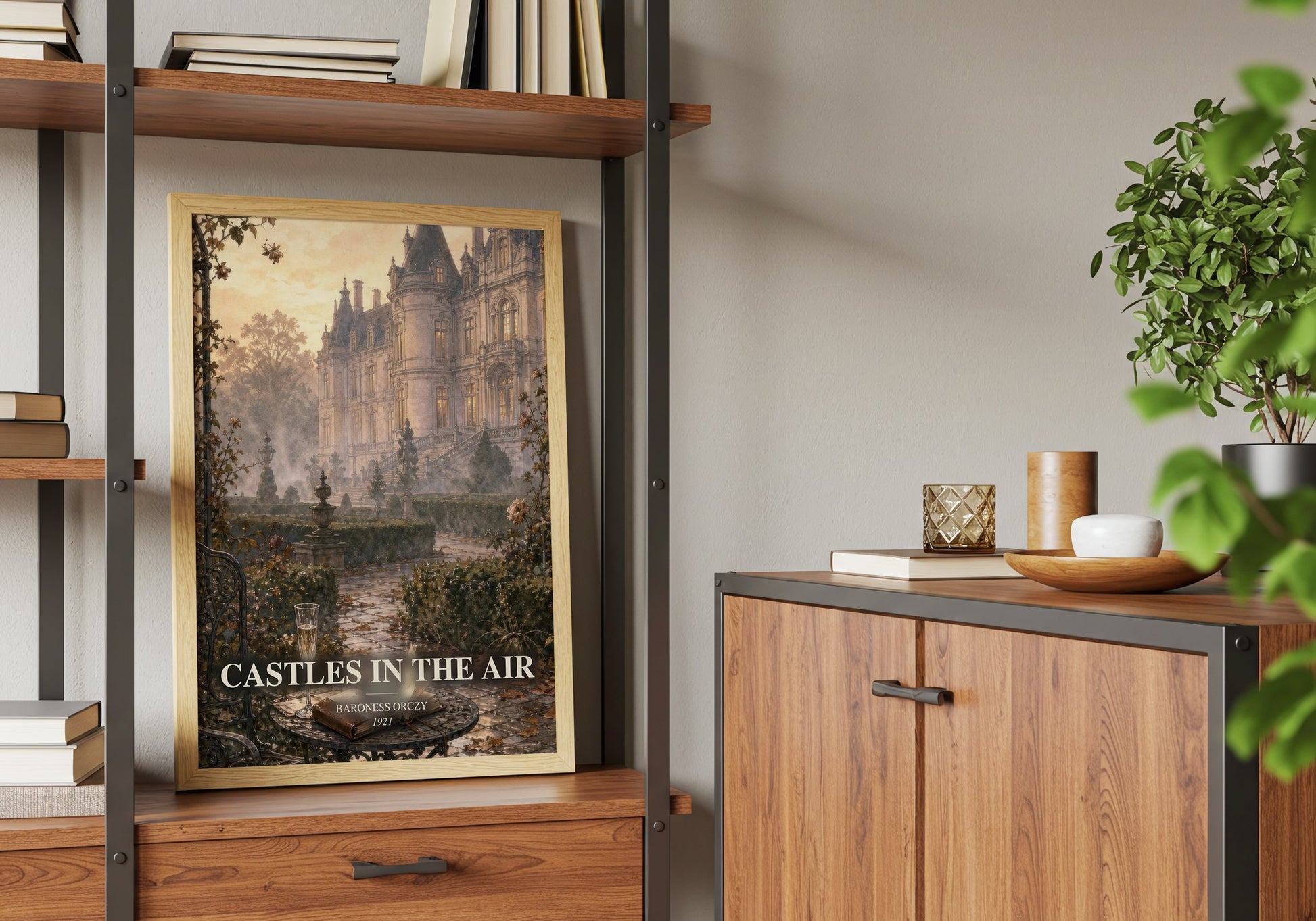 Castles In The Air book watercolour illustration paper finish options – matte satin gloss