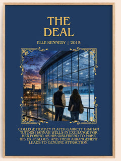 The Deal Minimalist Book Poster by Elle Kennedy – image 1
