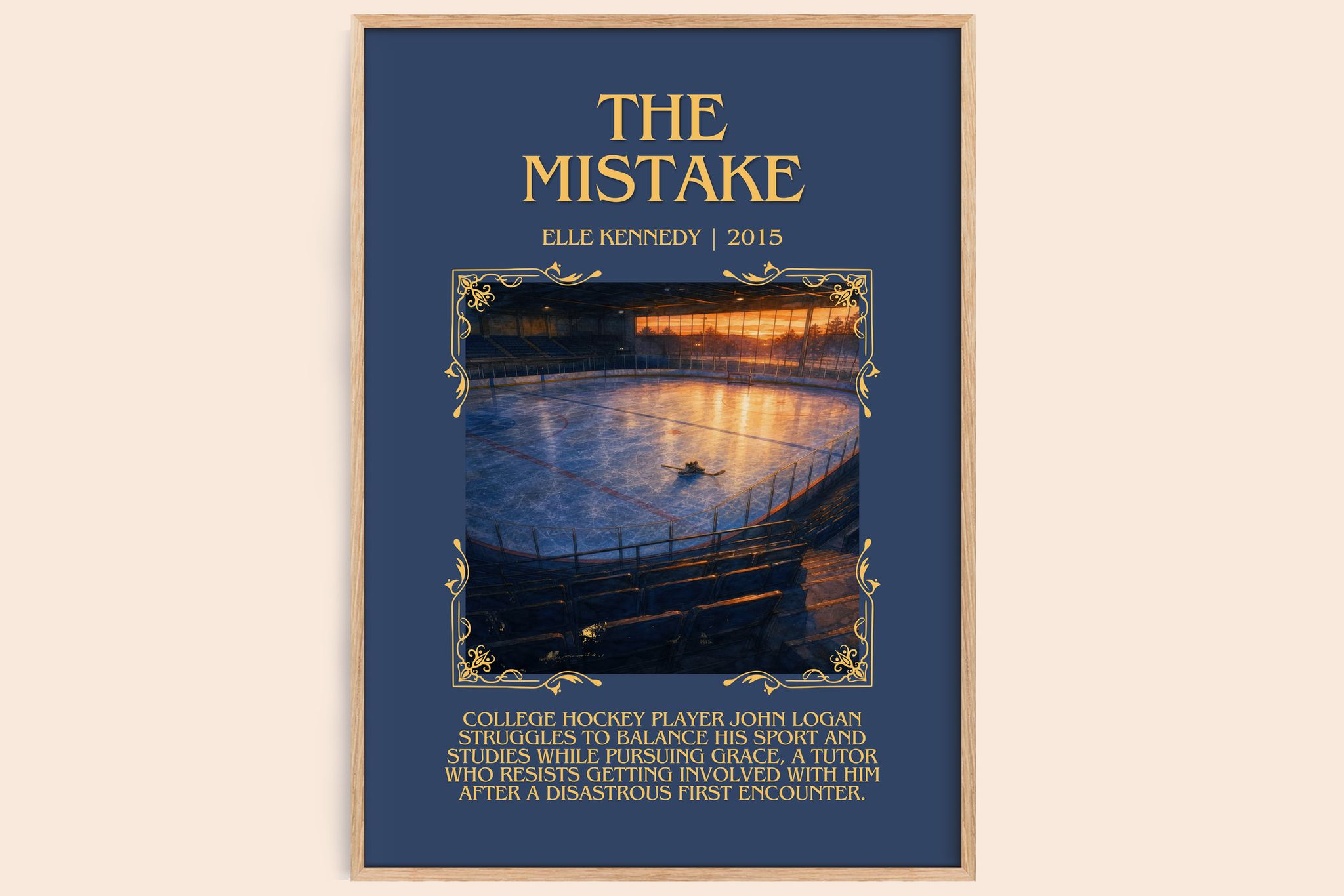 The Mistake Minimalist Book Poster by Elle Kennedy