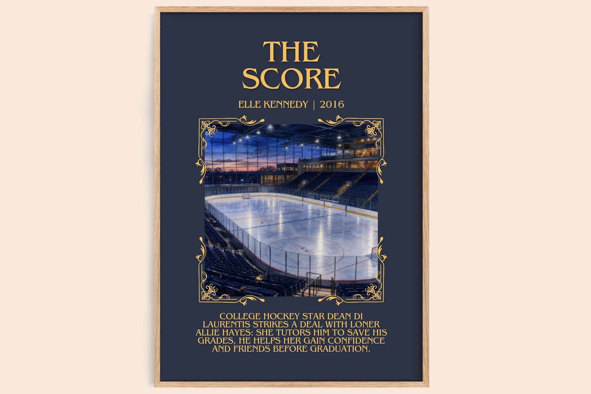 The Score Minimalist Book Poster by Elle Kennedy