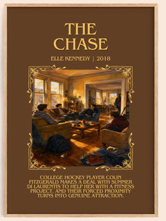 The Chase Minimalist Book Poster by Elle Kennedy – image 1