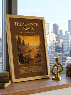 The Scorch Trials Minimalist Book Poster by James Dashner – image 3