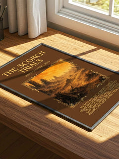 The Scorch Trials Minimalist Book Poster by James Dashner – image 4