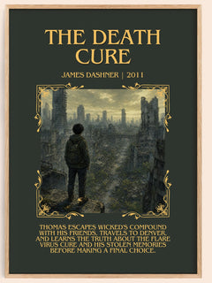 The Death Cure Minimalist Book Poster by James Dashner – image 1