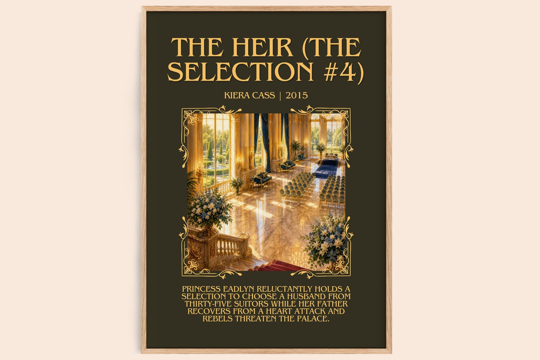 The Heir (The Selection #4) Minimalist Book Poster by Kiera Cass