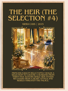 The Heir (The Selection #4) Minimalist Book Poster by Kiera Cass – image 1