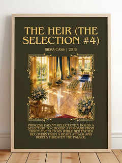 The Heir (The Selection #4) Minimalist Book Poster by Kiera Cass – image 2