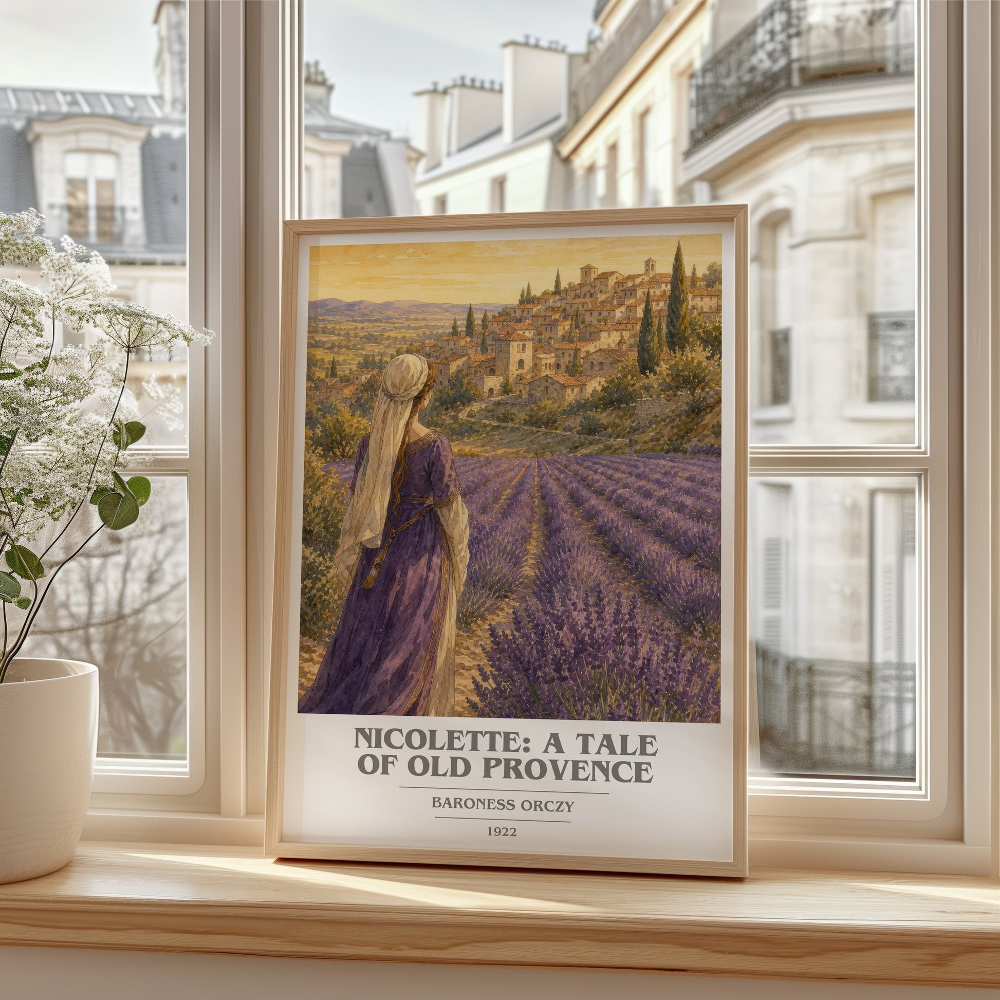Nicolette: A Tale Of Old Provence book cover poster colour and style options – Baroness Orczy book art
