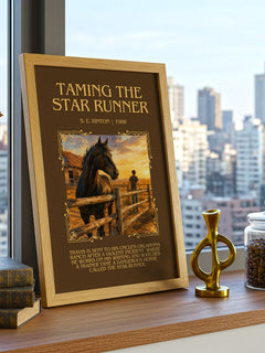 Taming the Star Runner Minimalist Book Poster by S. E. Hinton – image 3