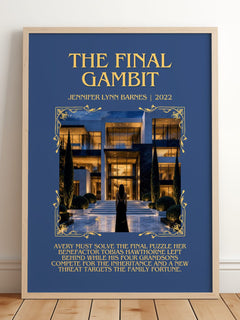 The Final Gambit Minimalist Book Poster by Jennifer Lynn Barnes – image 2