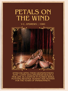 Petals on the Wind Minimalist Book Poster by V.C. Andrews – image 1