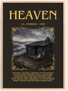 Heaven Minimalist Book Poster by V.C. Andrews – book poster