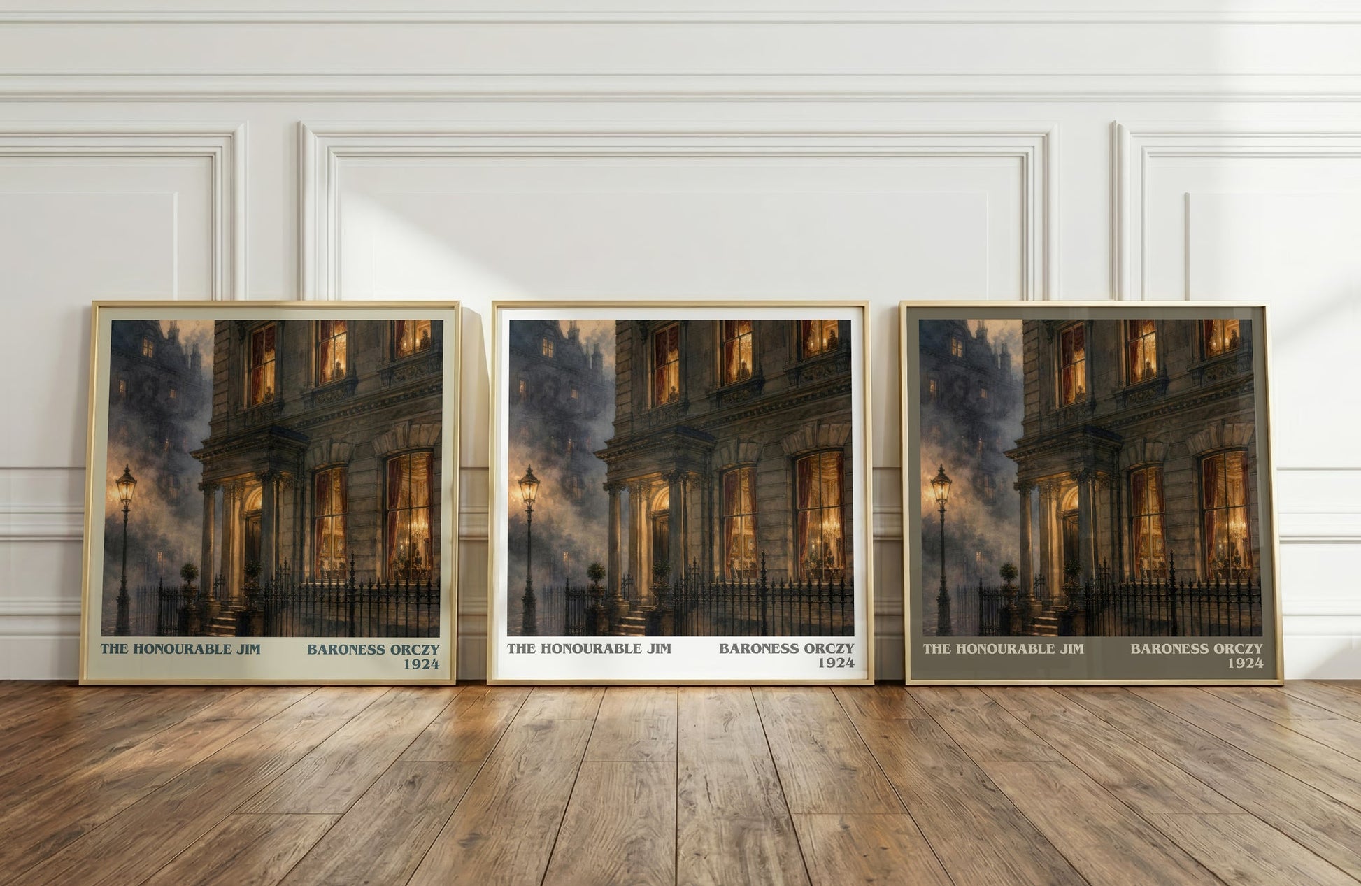 The Honourable Jim literary art print colour and style options – Baroness Orczy book art