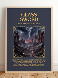 Glass Sword Minimalist Book Poster by Victoria Aveyard – image 2