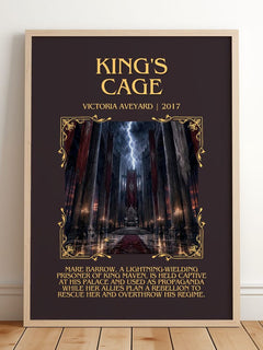 King's Cage Minimalist Book Poster by Victoria Aveyard – image 2