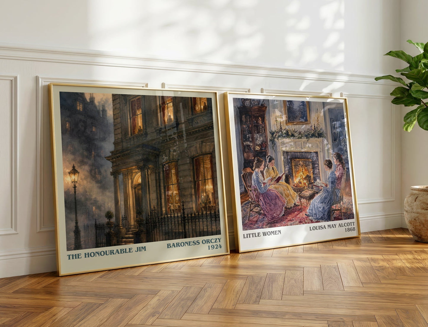The Honourable Jim literary print on bookshelf – Baroness Orczy fan gift