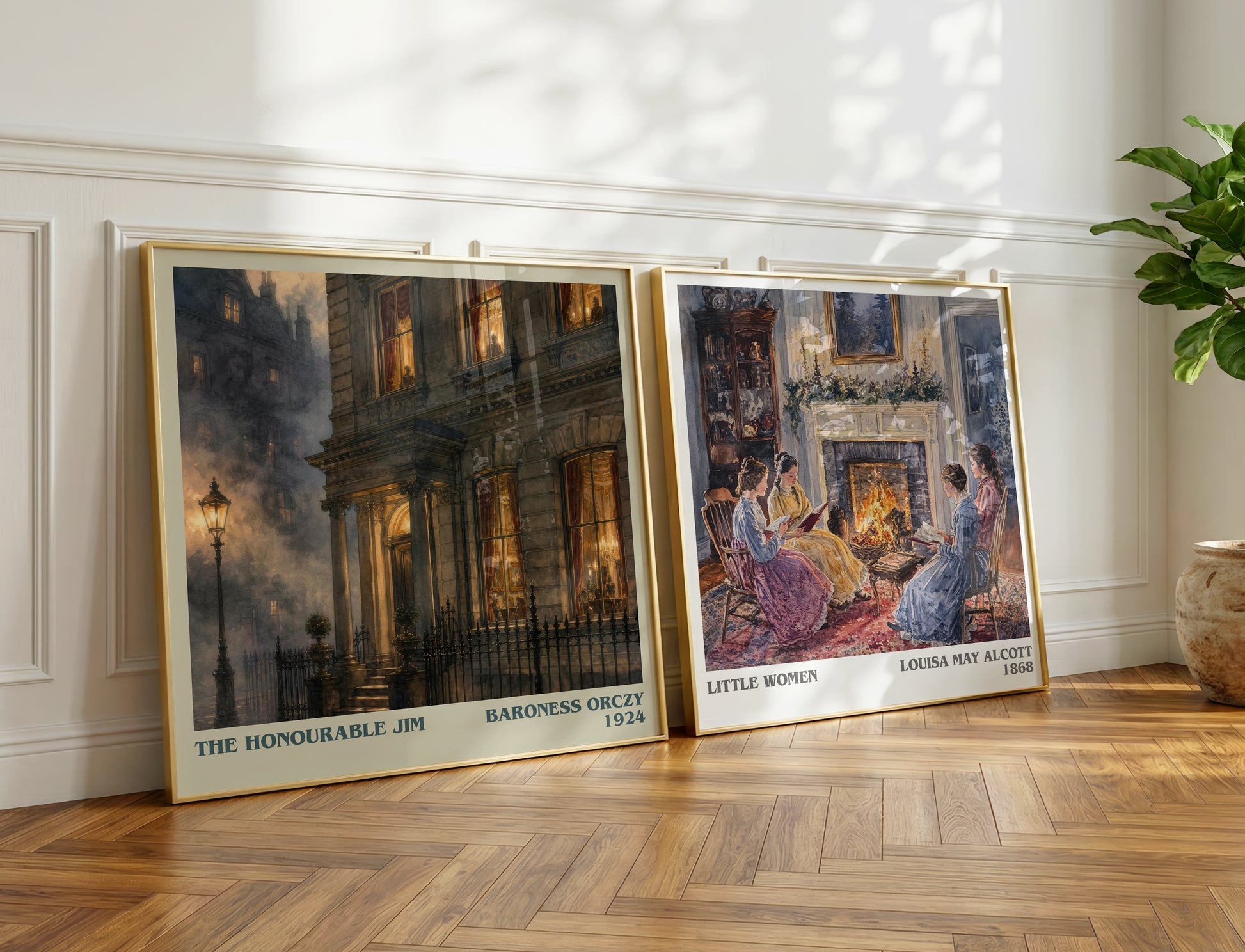 The Honourable Jim literary print on bookshelf – Baroness Orczy fan gift