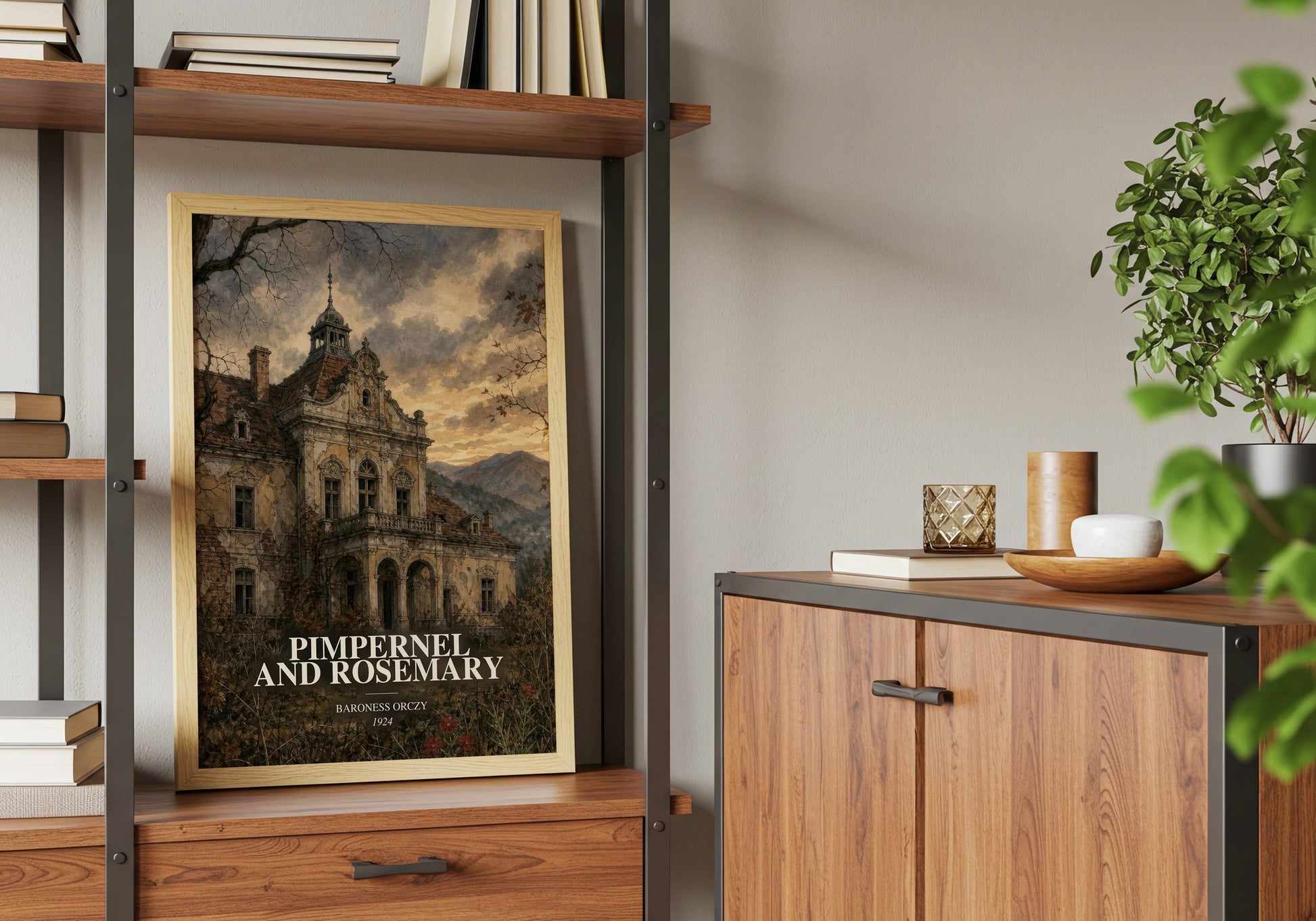 Pimpernel And Rosemary book watercolour illustration paper finish options – matte satin gloss