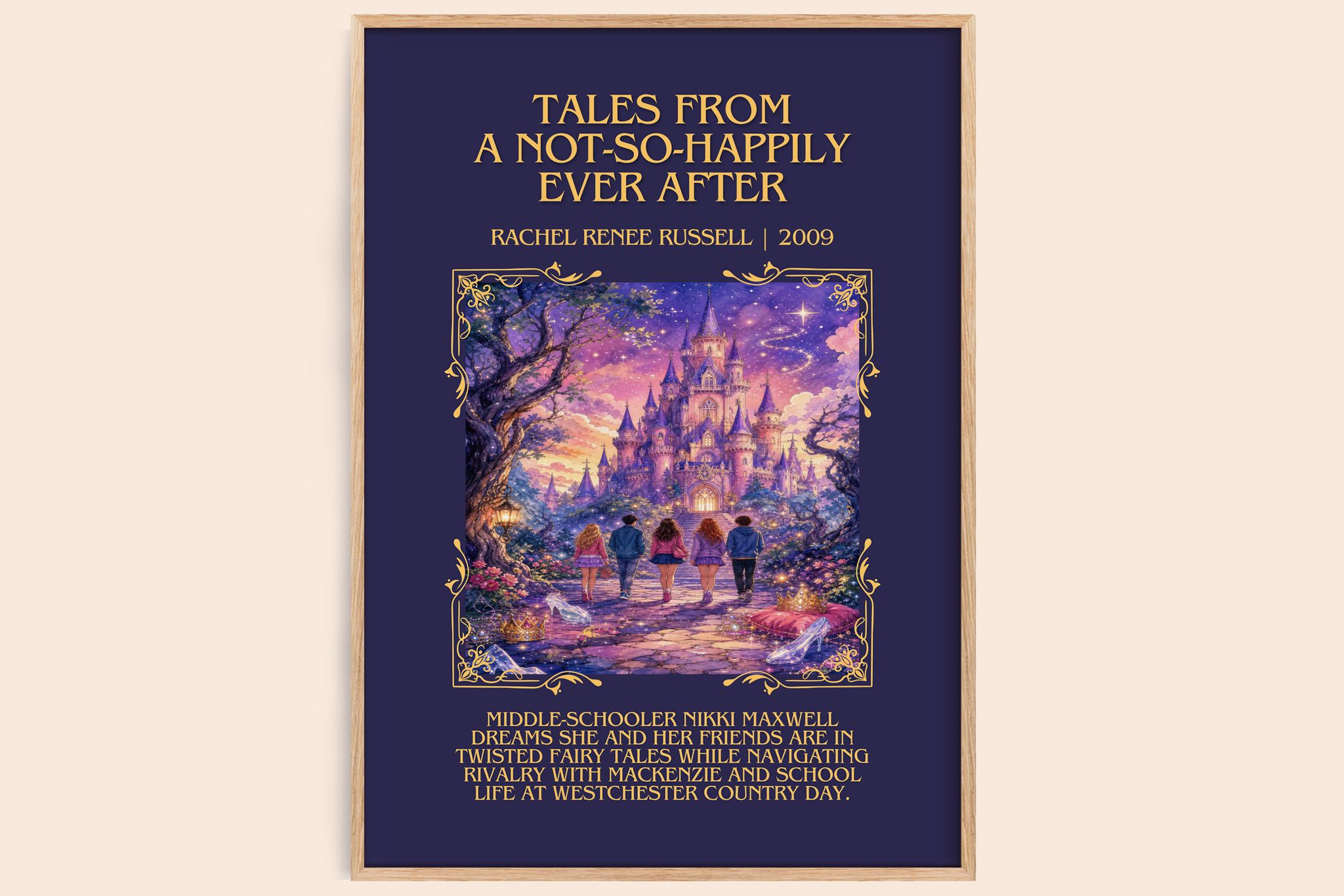 Tales from a Not-So-Happily Ever After Minimalist Book Poster by Rachel Renée Russell