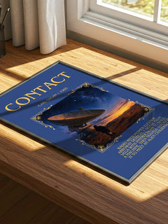Contact Minimalist Book Poster by Carl Sagan – image 4