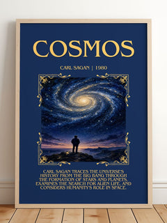 Cosmos Minimalist Book Poster by Carl Sagan – image 2