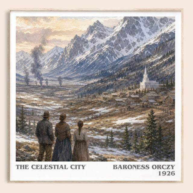 The Celestial City Literary Art Print by Baroness Orczy