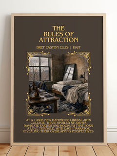 The rules of attraction Minimalist Book Poster by Bret Easton Ellis – image 2