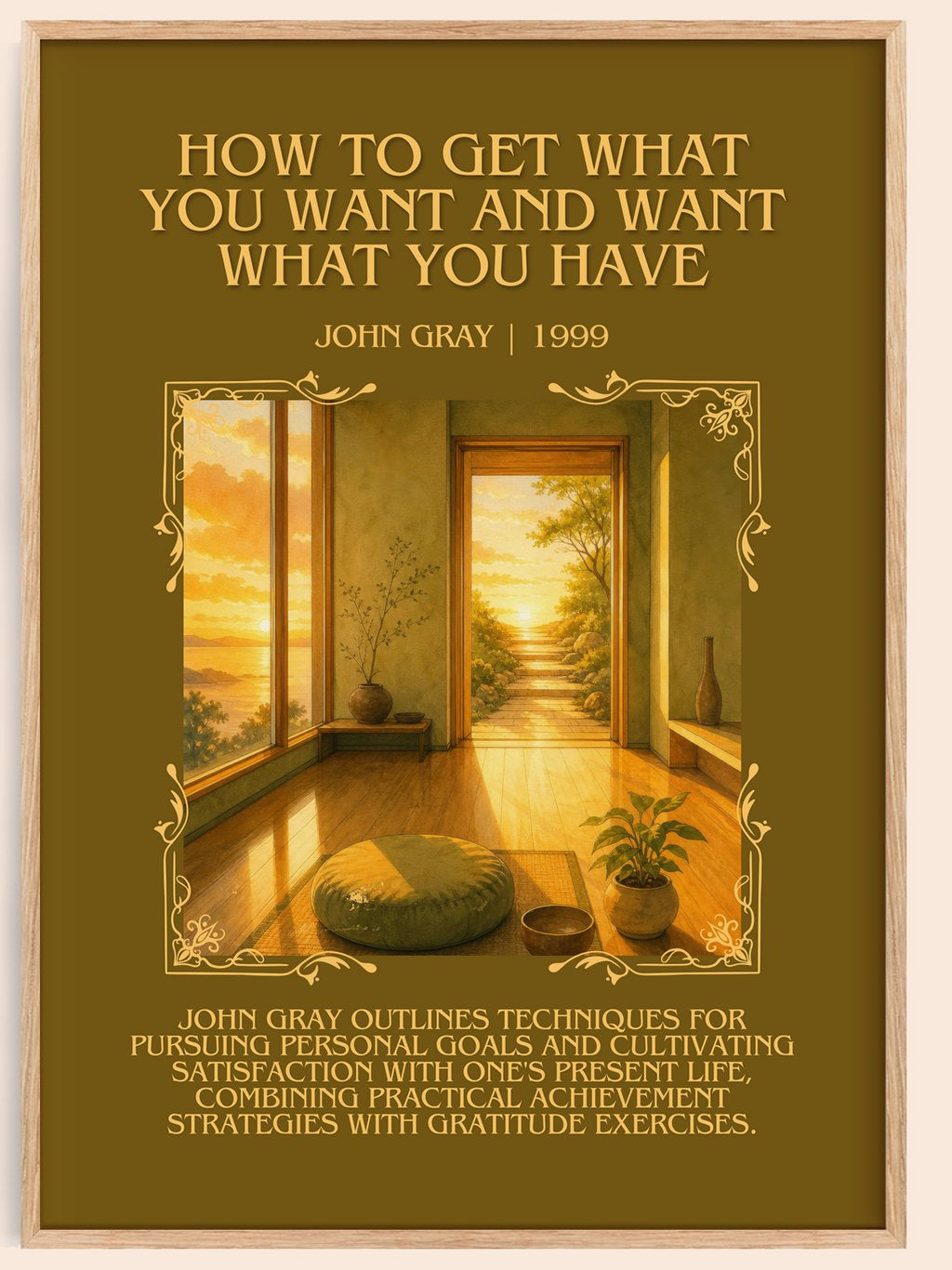 How to Get What You Want and Want What You Have Minimalist Book – book poster