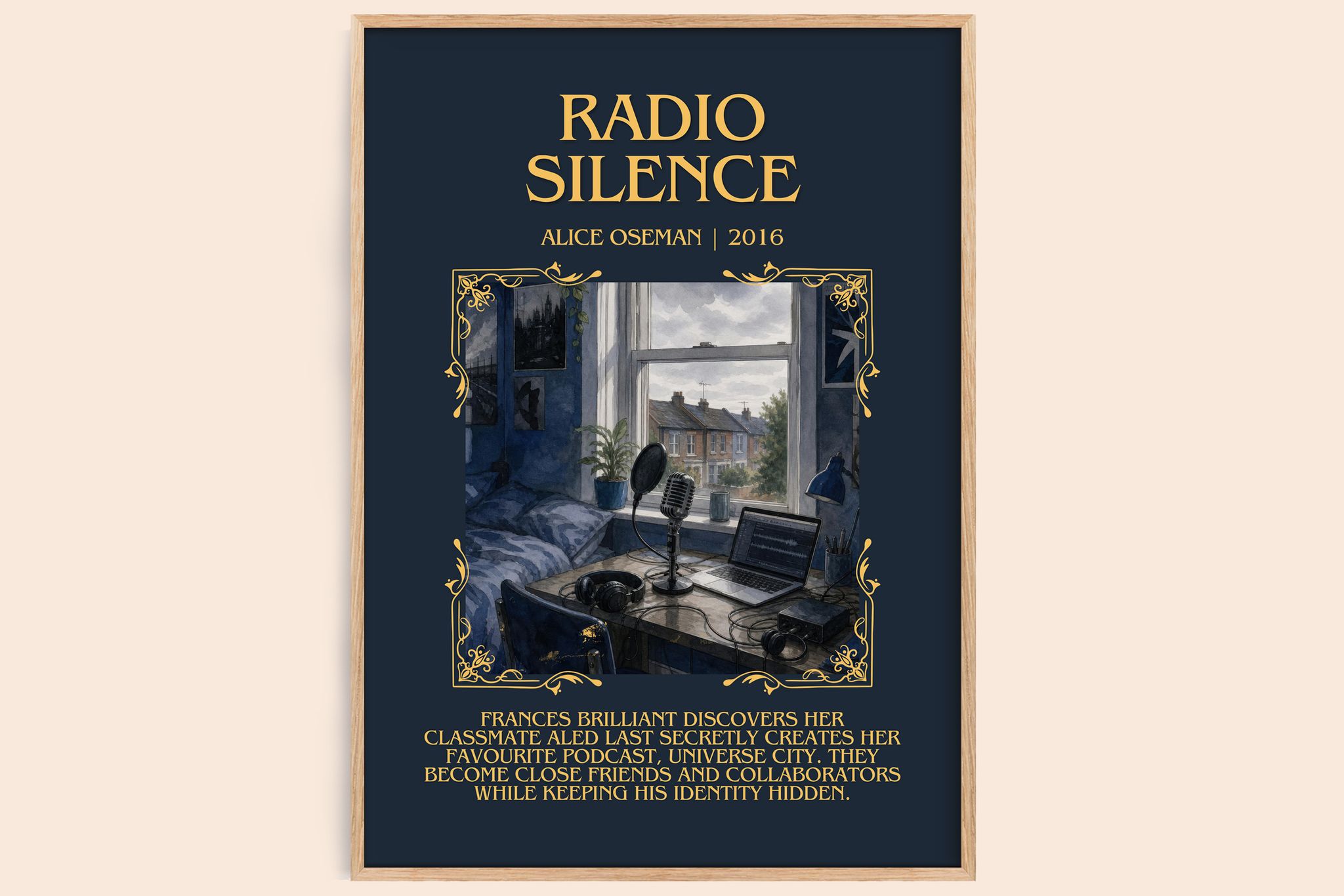 Radio Silence Minimalist Book Poster by Alice Oseman