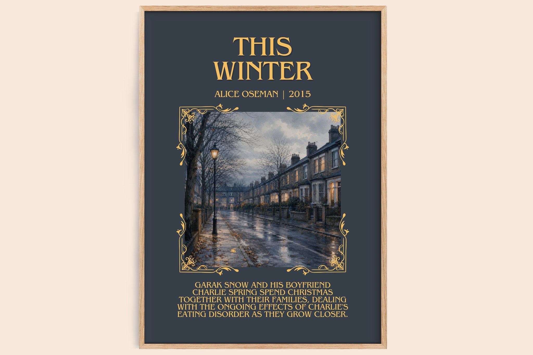 This Winter Minimalist Book Poster by Alice Oseman