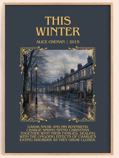 This Winter Minimalist Book Poster by Alice Oseman – image 1