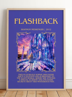 Flashback Minimalist Book Poster by Shannon Messenger – image 2