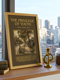 The Privilege of Youth Minimalist Book Poster by David J. Pelzer – image 3