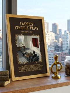 Games People Play Minimalist Book Poster by Eric Berne – image 3