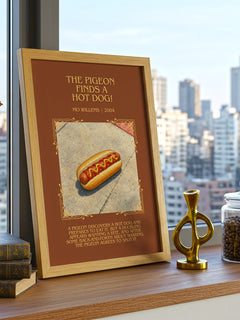 The Pigeon finds a hot dog! Minimalist Book Poster by Mo Willems – image 3