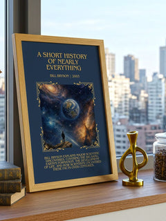 short history of nearly everything Minimalist Book Poster by B. Bryson – image 3