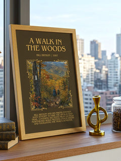 A Walk in the Woods Minimalist Book Poster by Bill Bryson – image 3