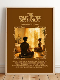 The Enlightened Sex Manual Minimalist Book Poster by David Deida – image 2