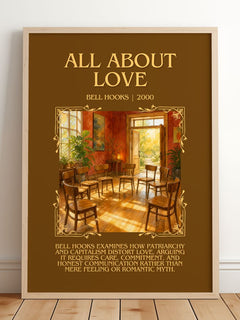 All About Love Minimalist Book Poster by Bell Hooks – image 2