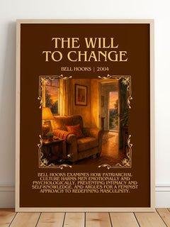 The will to change Minimalist Book Poster by Bell Hooks – image 2