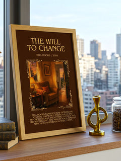 The will to change Minimalist Book Poster by Bell Hooks – image 3