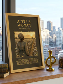 Ain't I a Woman Minimalist Book Poster by Bell Hooks – image 3