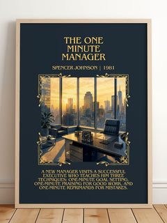 The one minute manager Minimalist Book Poster by Spencer Johnson – image 2