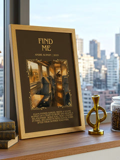 Find Me Minimalist Book Poster by André Aciman – image 3
