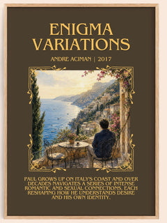 Enigma variations Minimalist Book Poster by André Aciman – image 1