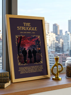 The Struggle Minimalist Book Poster by Lisa Jane Smith – image 3